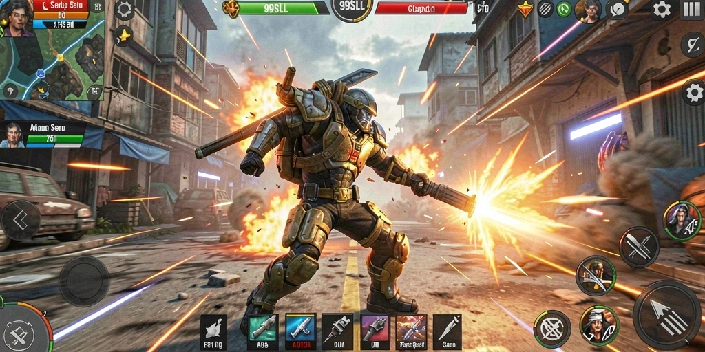 Tampilan gameplay seru dan mendebarkan dari 99SLL.
