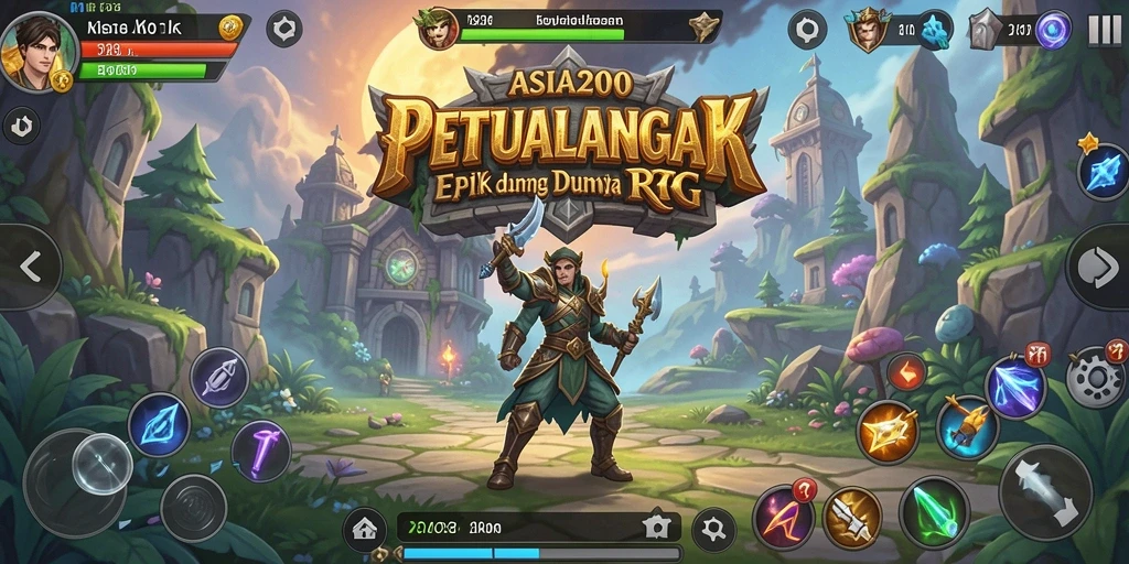 Screenshot gameplay ASIA200 menunjukkan aksi petualangan yang mendebarkan.