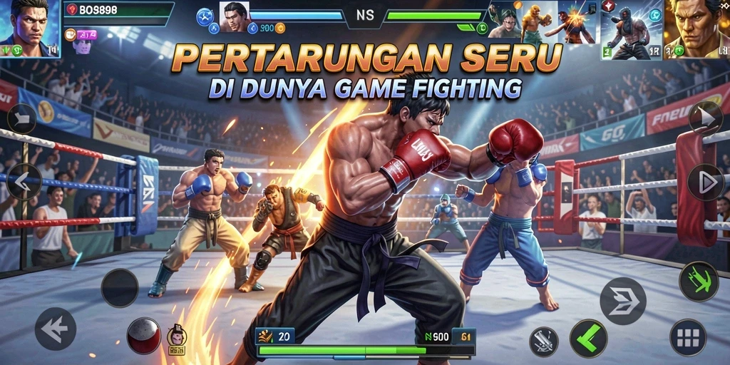 Gameplay bertarung seru dengan grafis yang menawan.