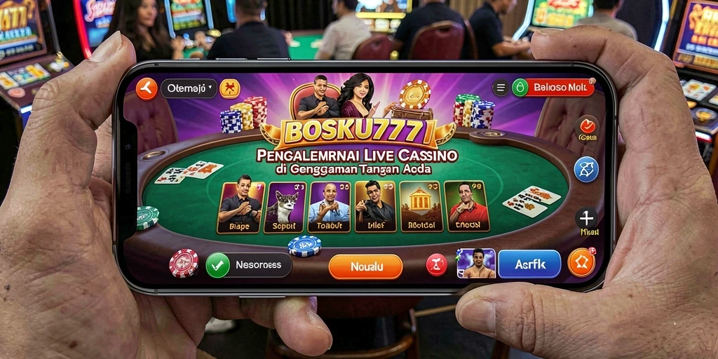 Tampilan gameplay Live Casino yang menarik dan interaktif.