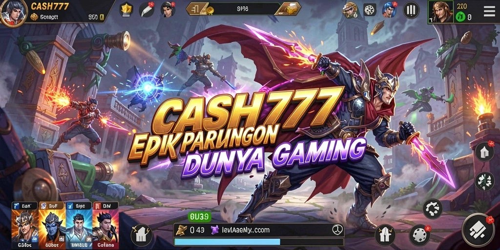 Tampilan gameplay CASH777 yang intens dan mengasyikkan.