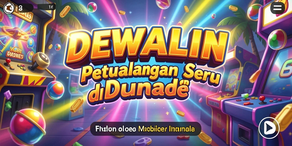 Tampilan gameplay seru DEWALIN dengan aksi arcade yang mendebarkan.