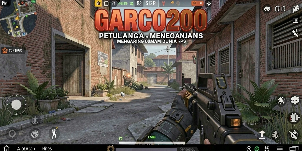 Screenshot gameplay GARCO200 menampilkan aksi seru dalam pertarungan FPS.