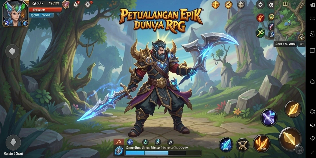 Gambaran gameplay RPG yang menarik di GF777.