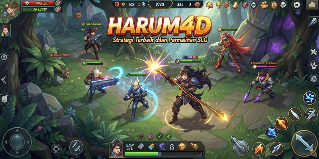 Tampilan gameplay menegangkan dalam <strong>HARUM4D</strong> saat merencanakan strategi.