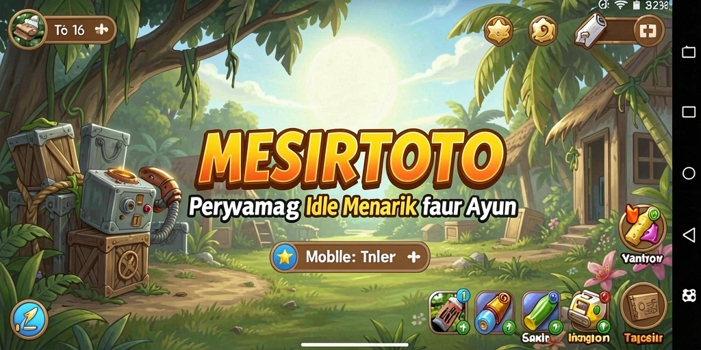 Screenshot menunjukkan gameplay santai dan menarik dari MESIRTOTO.