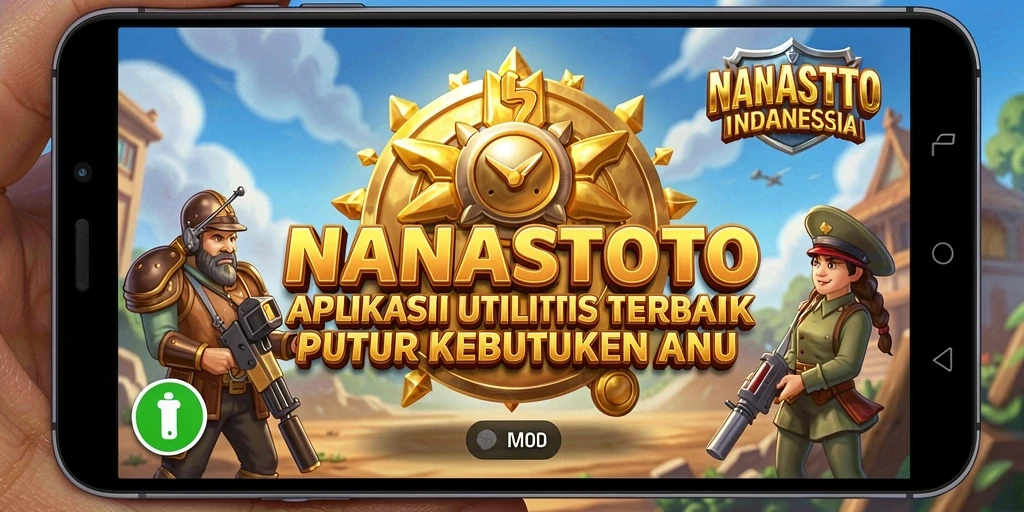 Tampilan antarmuka NANASTOTO yang sederhana dan fungsional.