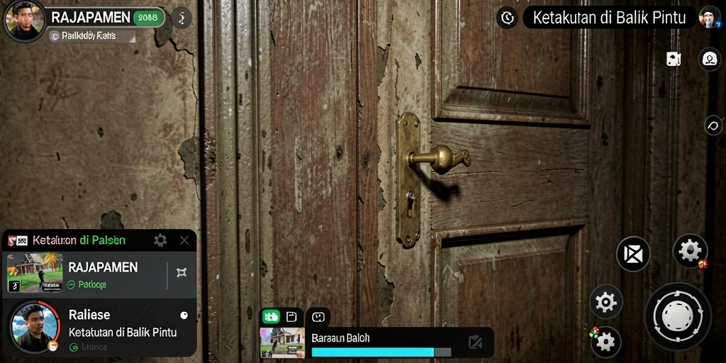 Gameplay menegangkan dalam suasana gelap dan mencekam.