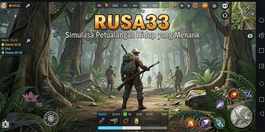 Tampilan screenshot utama RUSA33 menampilkan gameplay simulasi yang seru.