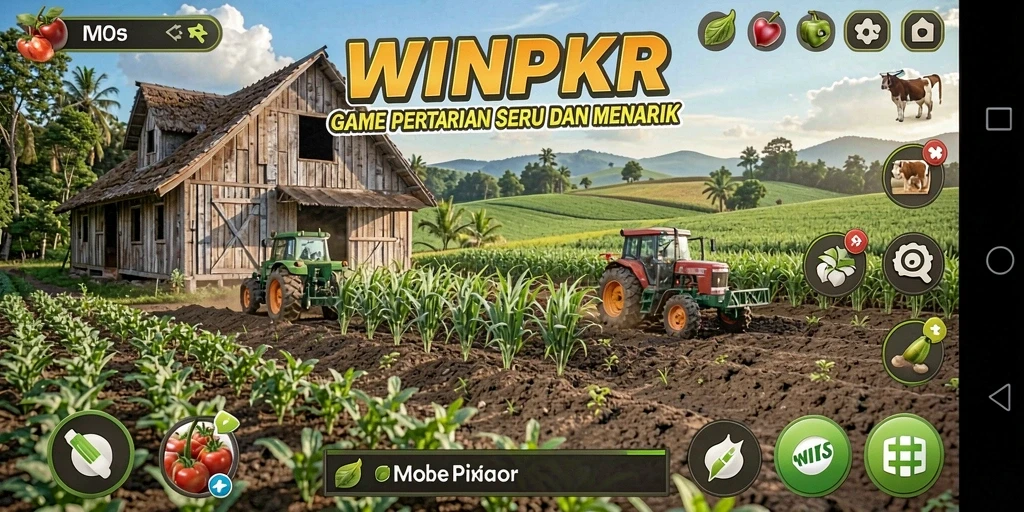 Tampilan gameplay WINPKR yang memukau dan seru.